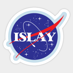 NASA whisky parody: Islay Sticker